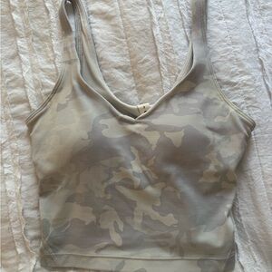 White Camo Lululemon Align Tank Size 2
